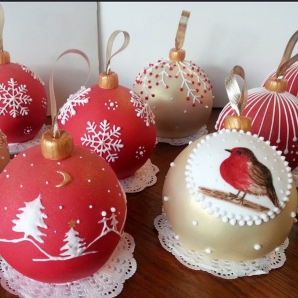 Christmas Ornaments Silicone Molds Make Hot Chocolate Cocoa Bombs, Mini  #1 - Picture 9 of 16